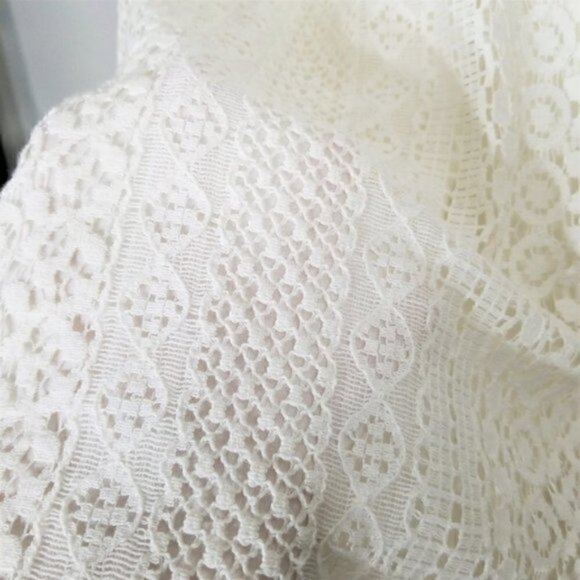 Jack Ivory White Lace Sleeveless Dress Tan Dress - Picture 2 of 5